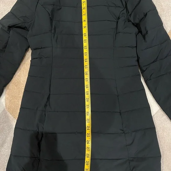 Abercrombie & Fitch Women's Black Lightweight Puffer Coat - Picture 5 of 7